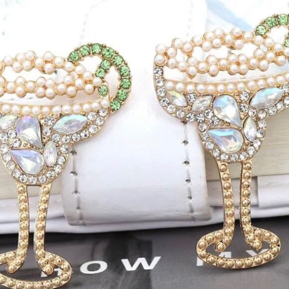 Adorable Martini Earrings - Picture 1 of 5